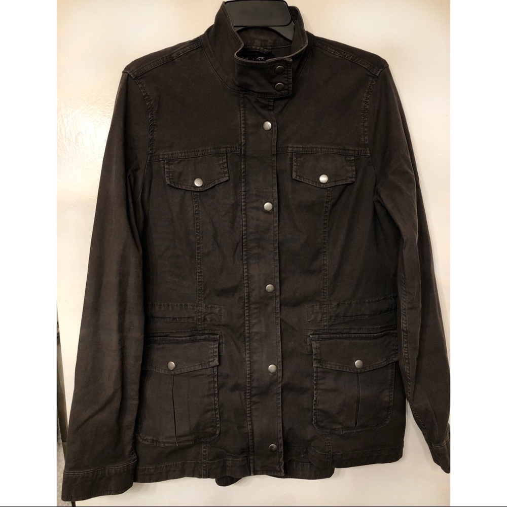 Women’s Lucky Brand charcoal utility jacket size L